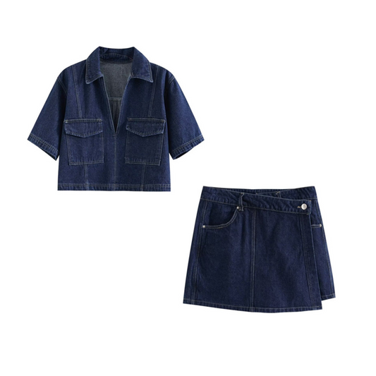 Denim Charm Set