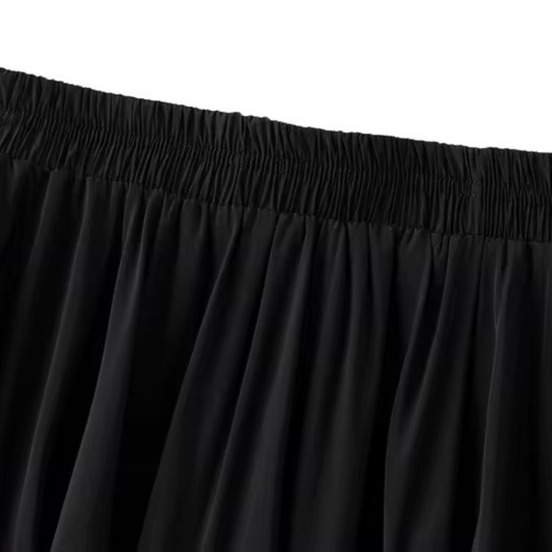Tüllrock mit Seidenoptik-Shorts