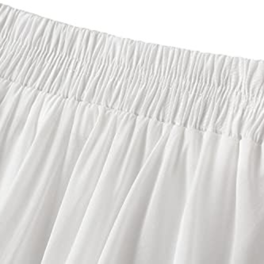 Tüllrock mit Seidenoptik-Shorts