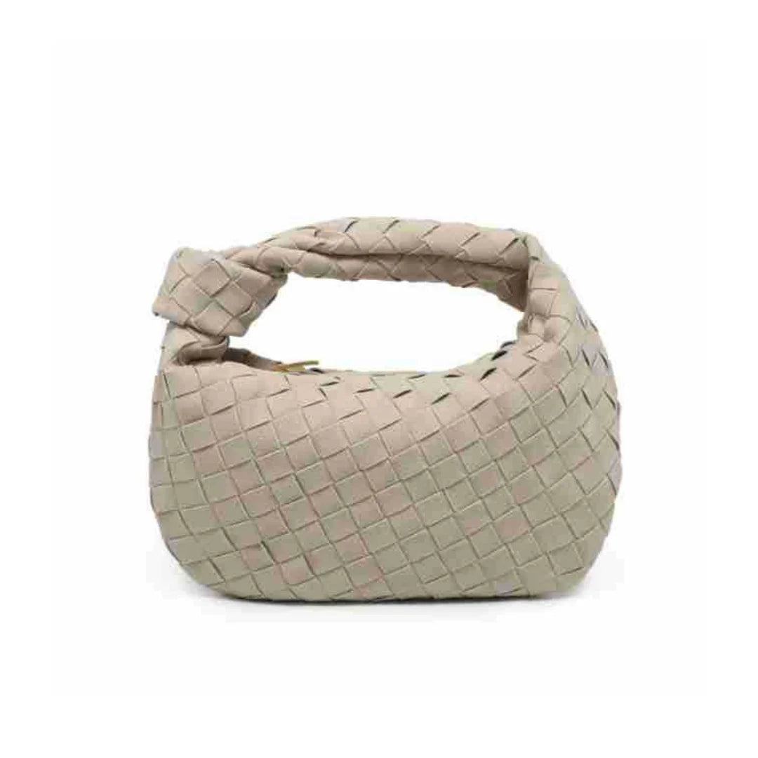 Luxe Weave Wildlederhandtasche